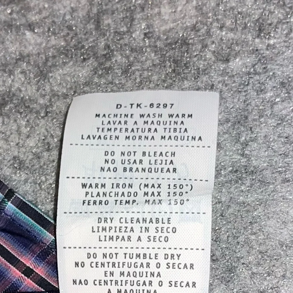 Ermenegildo Zegna Men’s Plaid Button-Up Shirt‎ L 100% Cotton Made in Italy